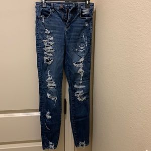American Eagle blue jeans size 2 regular.